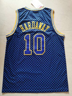 NBA 10 Hardaway Checkerboard Maillot bleu